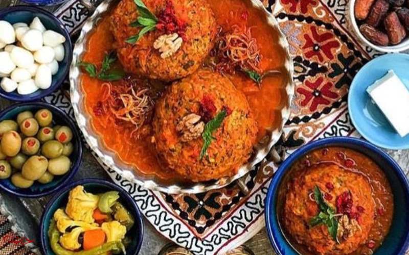 عکس از کوفته تبریزی یک غذای ایرانی